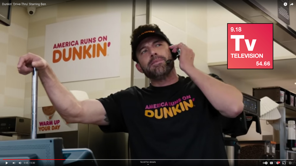 MRI® Scores Dunkin' Drive-Thru with Ben